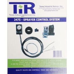 Sprayer Control System 1 Elec Solenoid HP LV. TIR 2475 WP CON.2475.WP