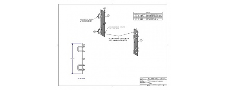 Mount Kit Toro 1250 (Pre2011)