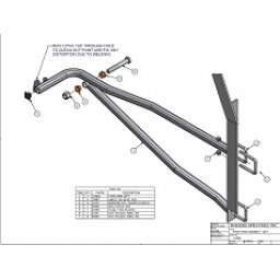 Fixed Arm Assembly, Left
