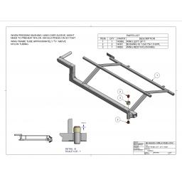 Wing Frame Left, GF11 Assby
