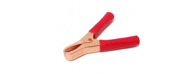 Clip Alligator Battery Red