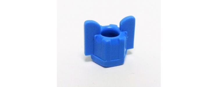 Blue Wing Nut 6X4 PVC, 200044, Salvarani Blue Wing Nut 6X4 PVC, 200044, Salvarani