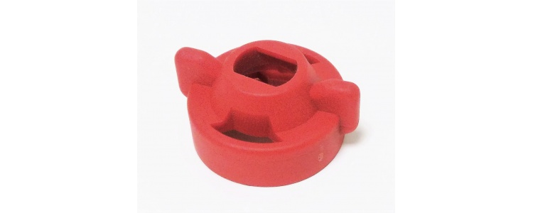 Cap Wilger Nozzle Body, Red Cap Wilger Nozzle Body, Red