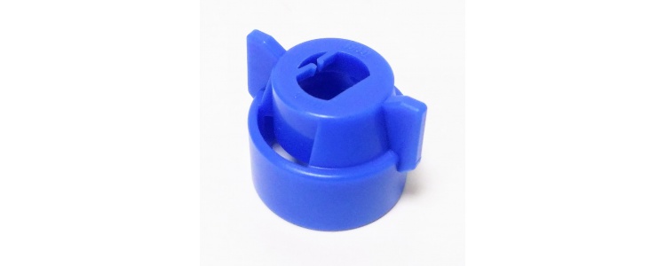 Cap TJ-NB, Blue Quick TeeJet Cap 25611 CP114440A-4-CE