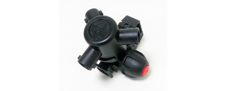 Nozzle Body C-Jet 3-way w/mt Arag Nozzle Body C-Jet 3-way w/mt Arag