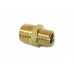 Ftg Brass Nipple 1/2x3/8NPT M/M