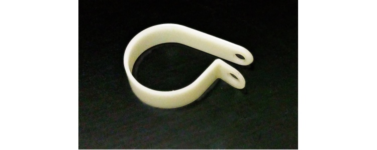 Clamp Hose Plstc Wht 1
