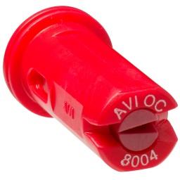 Albuz, AVI-OC 8004 Red Air injected off center nozzle,AVI-OC8004
