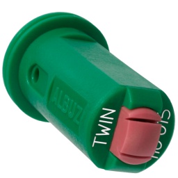 Albuz, AVI-TWIN 110015 Air Induction Twin Tip Green,AVI-TWIN 110015