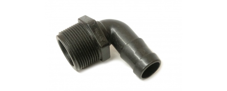 Ftg Poly Elb 1-1/4MNPTx1HB