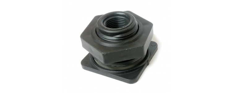 Ftg Poly Bulkhead 1/2FNPT