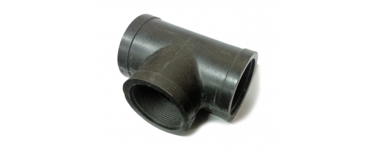 Ftg Poly Tee 2NPT F/F/F