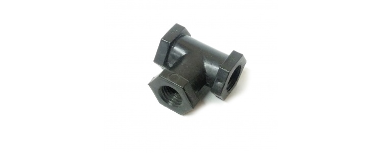Ftg Poly Tee 1/4NPT F/F/F