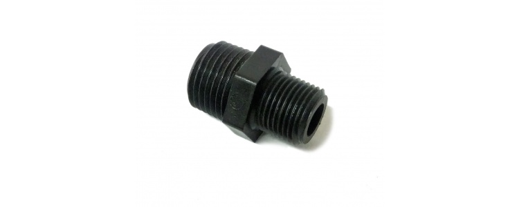 Ftg Poly Nipple 3/8MNPTx1/2MNP