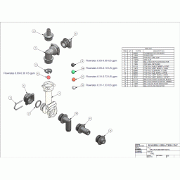 ORC ROTOMETER PARTS