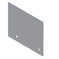 Backing Plate 3 col. flowmeter Backing Plate 3 col. flowmeter
