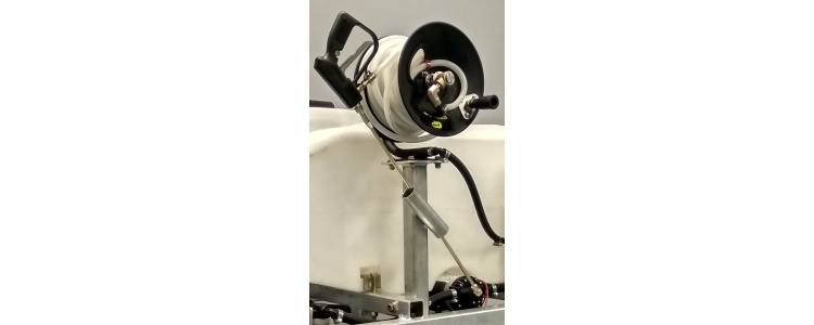 Hose Reel Kit, Manual w/hose & gun