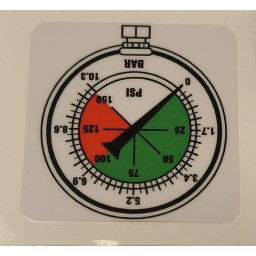 Decal Pressure Warning