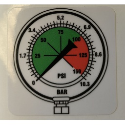 Decal Pressure Warning Decal Pressure Warning