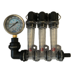 Flow Kit 3 Col w/gauge