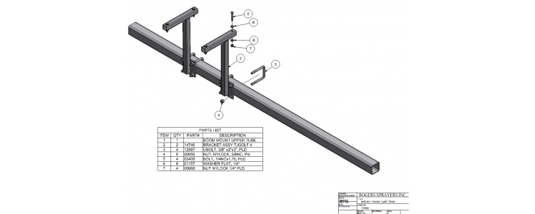 Mount Frame TJ4G Foam