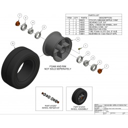 Wheel Poly HD 4 Fin CCSS