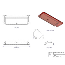 Shroud WGF 5Noz Centre Red Shroud WGF 5Noz Centre Red