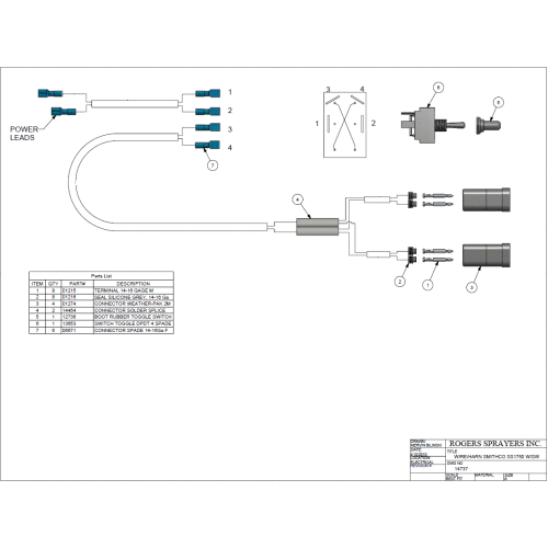 Wiring Harness Smithco SS1750 W/SW