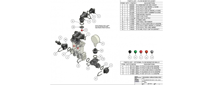 Flow Kit Assby 3col Elec (2010)