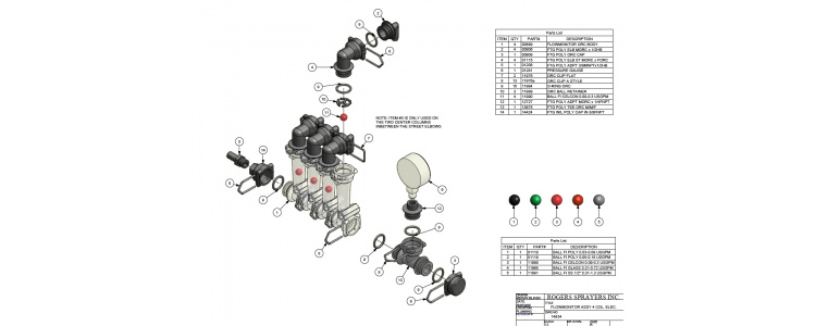 Flow Kit Assby 4col Elec (2010)