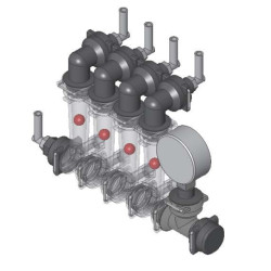 Flow Kit Assby 4col PS2000 w/guage
