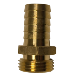 Ftg brass Adpt 3/4MGHT x 3/4HB Ftg brass Adpt 3/4MGHT x 3/4HB