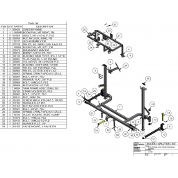 Ctr Frame Assembly Rear Drawing, FM3500