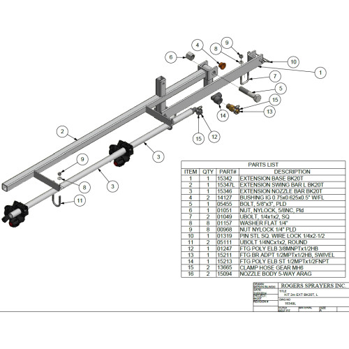 Kit 2 Meter Extension BK20T