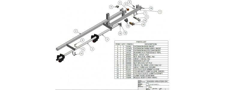 Kit 2 Meter Extension BK20T