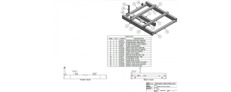 Frame Skid Asby, SMA50