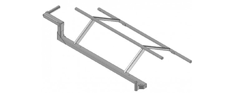 Wing Frame Left, GF13 Assby