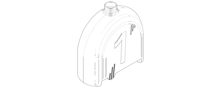 Salvarani Foam Marker Tank 1gal 901209 Salvarani Foam Marker Tank 1gal 901209