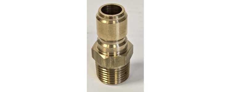 Ftg Brass Quick Coupler 1/2M x 1/2 MNPT