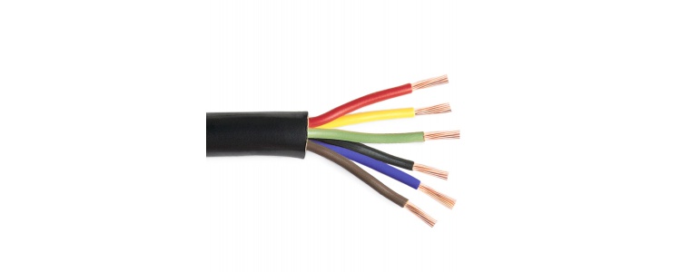 WT14-6 Trailer Cable Black PVC WT14-6 Trailer Cable Black PVC
