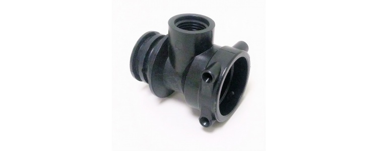 Ftg Poly Tee ORC M/F/FNPT 3/8