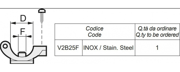 Salvarani,ARAG,SELF THREAD.SCREW 4.8X16 ST.STEEL,V2B25FX Salvarani,ARAG,SELF THREAD.SCREW 4.8X16 ST.STEEL,V2B25FX