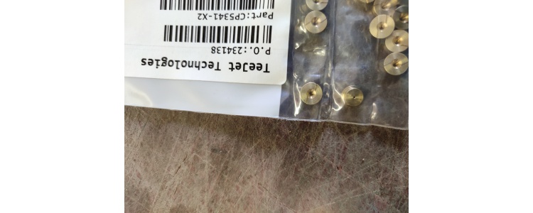 Spraying System,Teejet, ORIFICE INSERT,BRASS,CP5341-X2