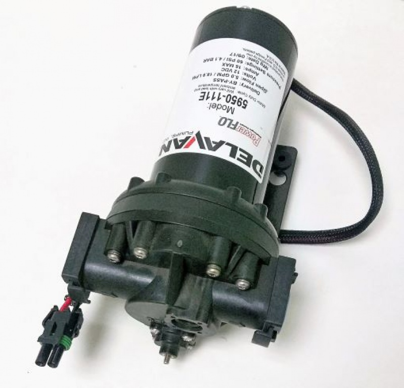 Delavan 5950111E PowerFLO Electric Diaphragm Pump (Bypass) with